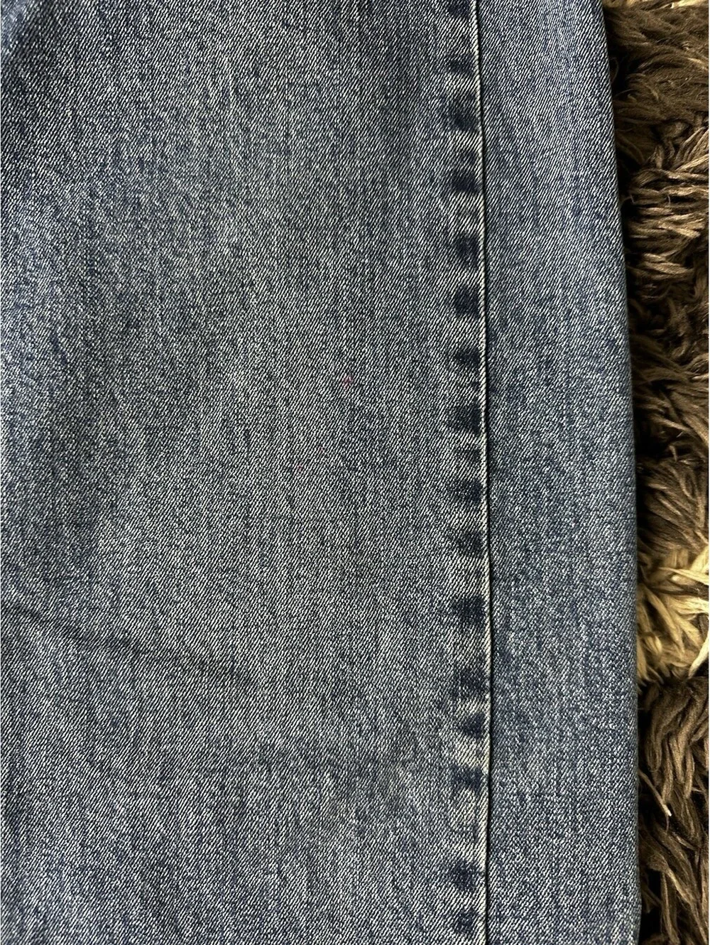 Levis 505 Straight Leg Jeans Mens W32 L36 Blue Denim Red Tab Classic Fit
